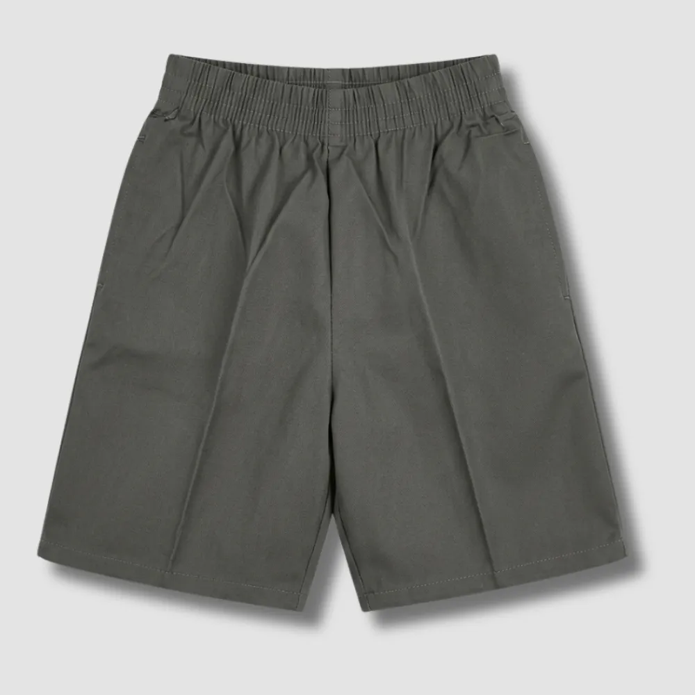 Brown Elastic Waist Shorts Premium Quality Cotton For Boys alternate