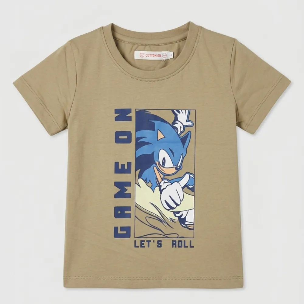 Red Sonic the Hedgehog T-Shirt for Kids alternate