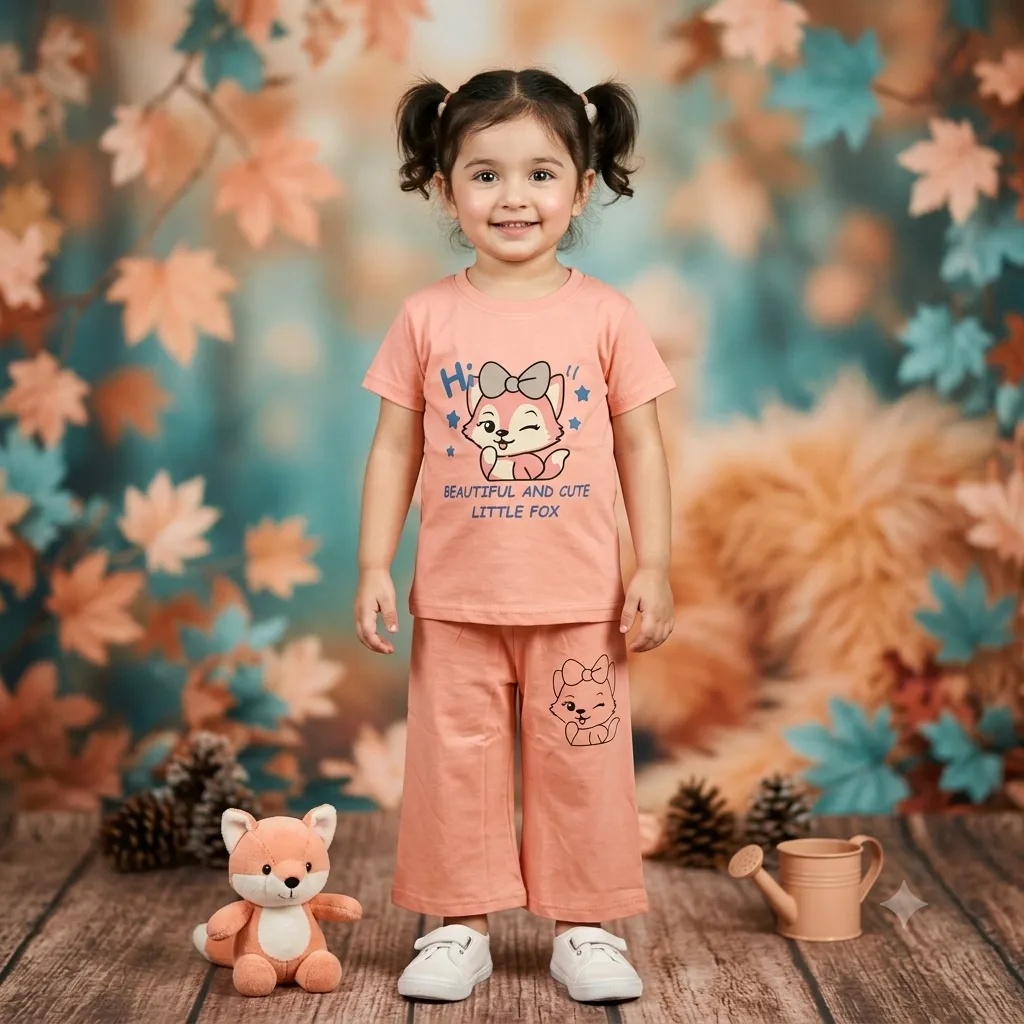 Peach Kitty Bell Bottom Tract suit alternate